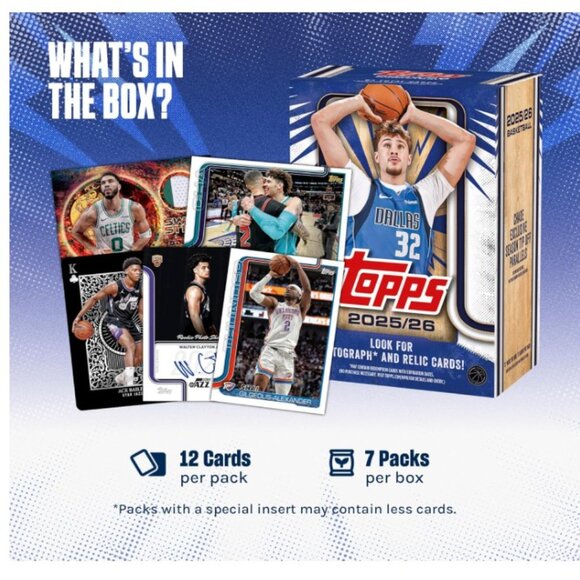 NEW FACTORY SEALED - 2025-26 Topps Basketball Cards Box - Picture 9 of 9
